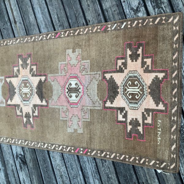 3x12 Brown Vintage Runner