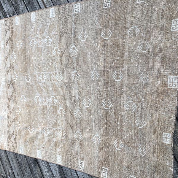 5x6 Neutral Turkoman Rug 