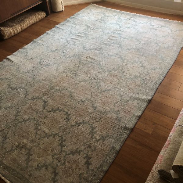 6x10 Ivory Oushak Rug