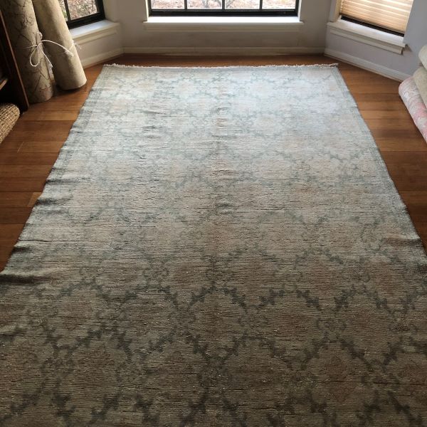 6x10 Ivory Oushak Rug