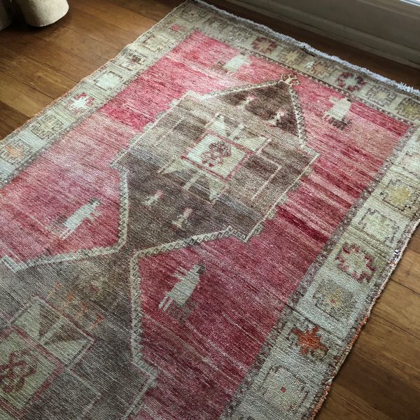 5x14 Red Vintage Runner 