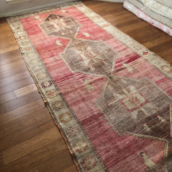 5x14 Red Vintage Runner 
