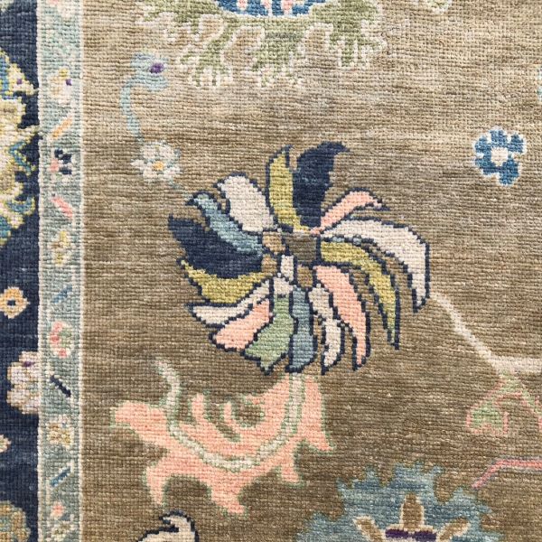 8x12 Tan Oushak Rug