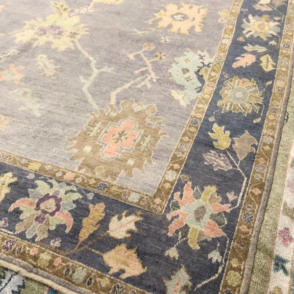 9x12 Lilac Oushak Rug