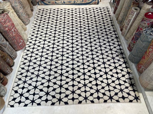 9x12 Floral Modern Rug