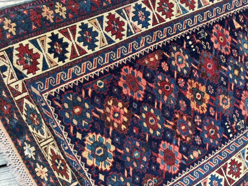 3x4 Blue Kazak Rug