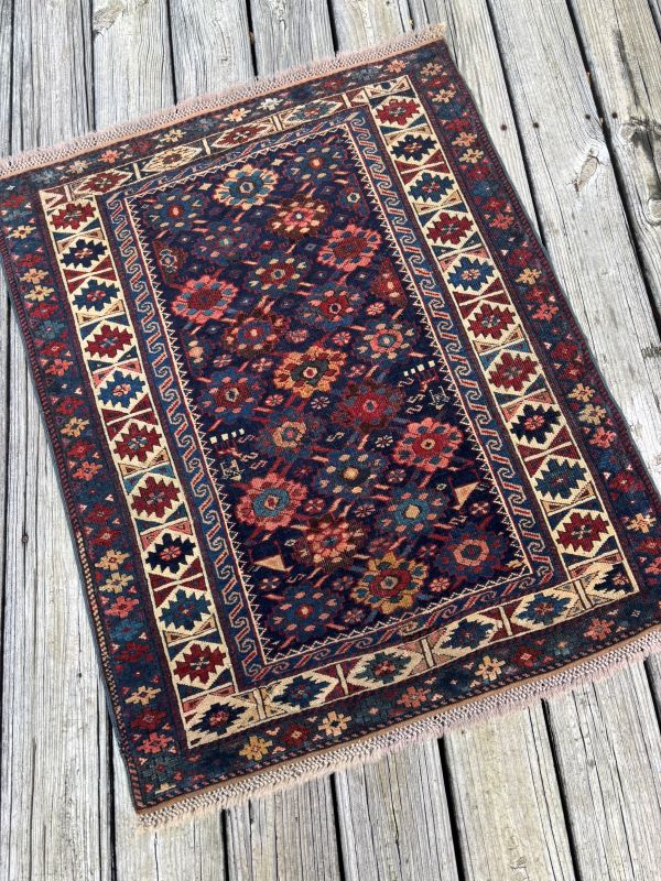 3x4 Blue Kazak Rug