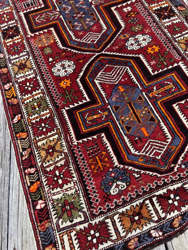 4x6 Red Kazak Rug 