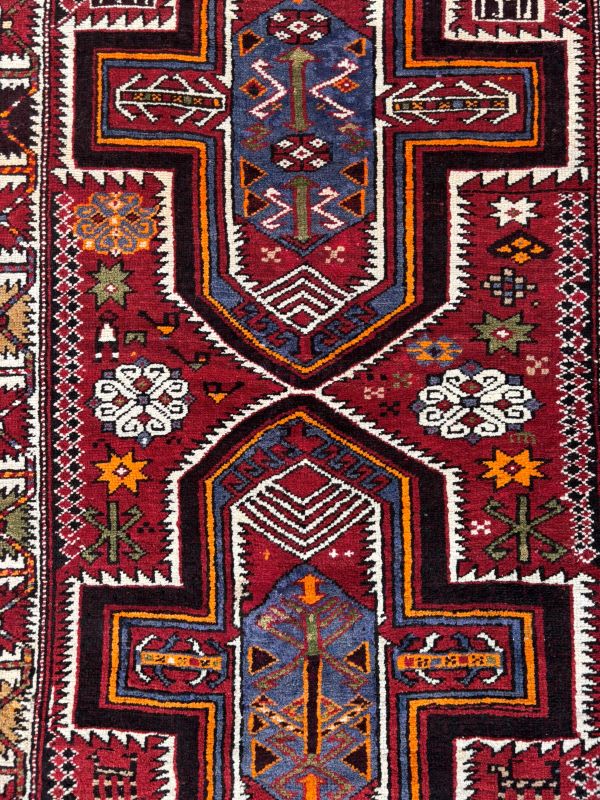4x6 Red Kazak Rug 