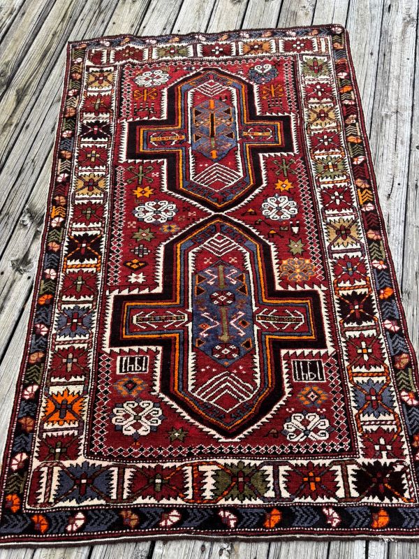 4x6 Red Kazak Rug 