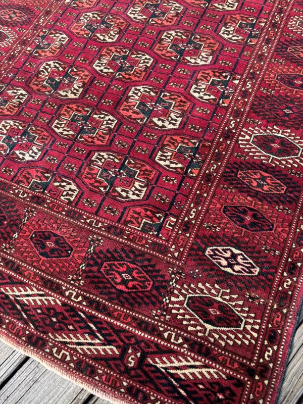 4x6  Antique Turkoman Rug 