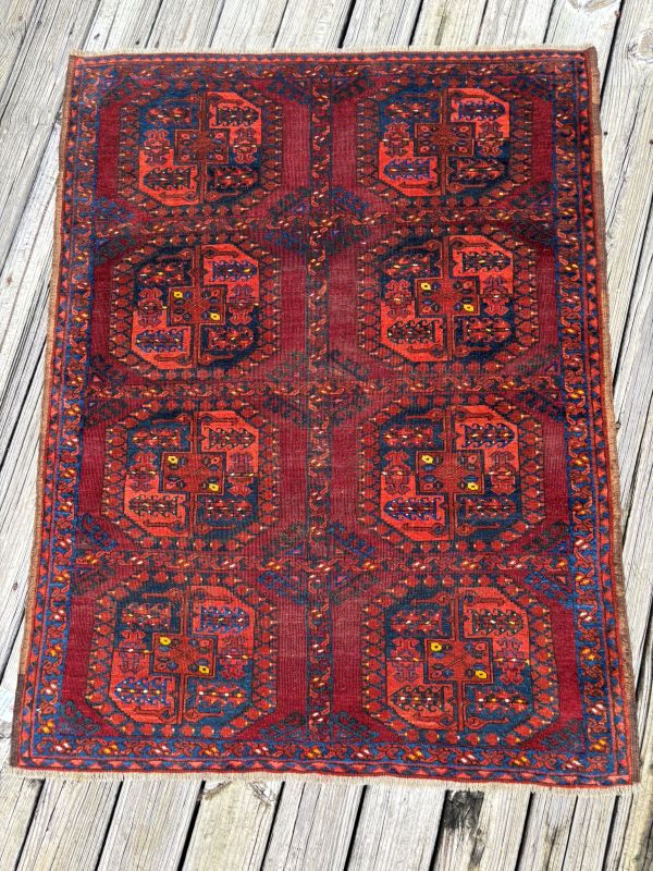 4x5  Antique Ersari Rug 