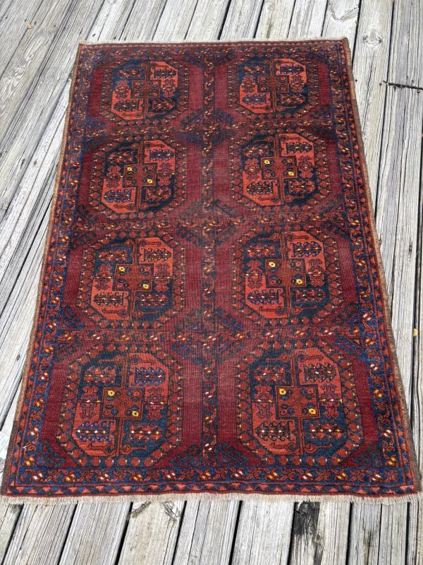 4x5  Antique Ersari Rug 