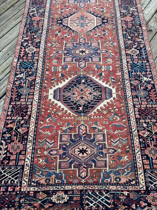 5x13 Vintage Heriz Runner Rug
