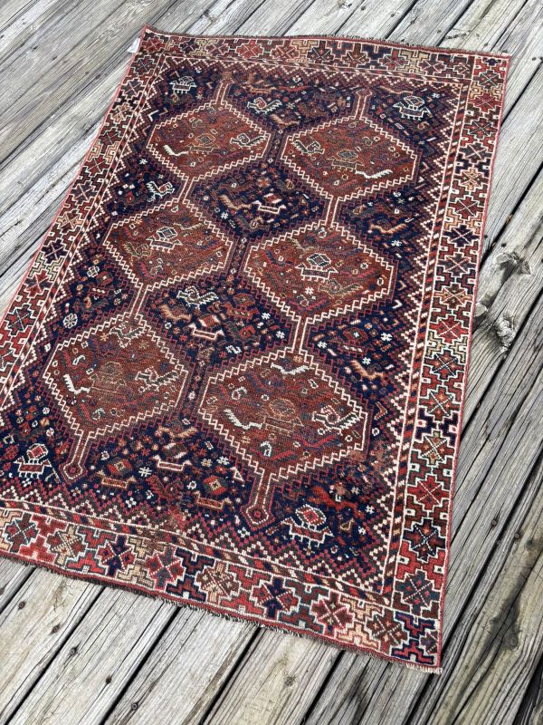 4x5  Brown Kaskai Rug 