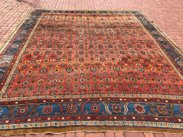 12x15 Antique Bahsais Rug 