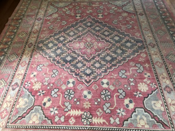 9x12 Pink Khotan Rug