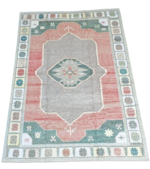 10x14 Red Oushak Rug