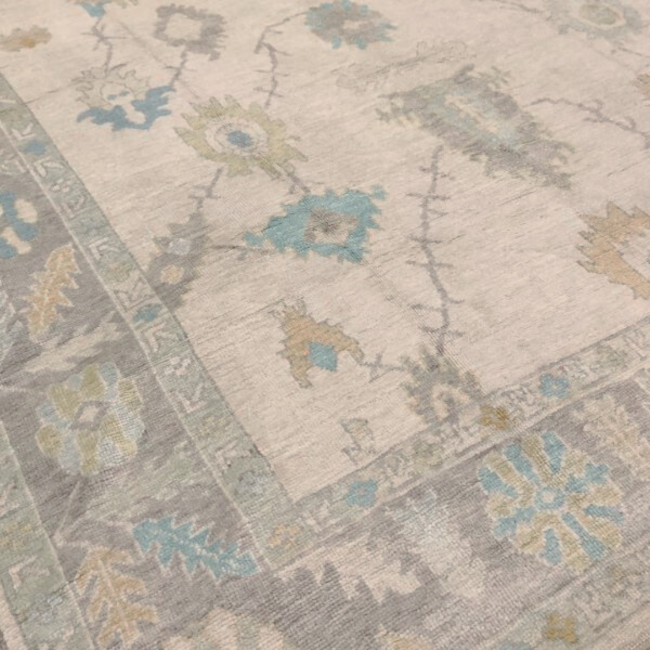 10x14 Ivory Oushak Rug
