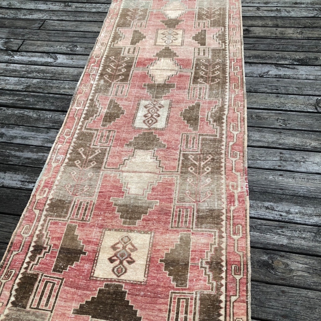 4x14 Muted Red Vintage Runner