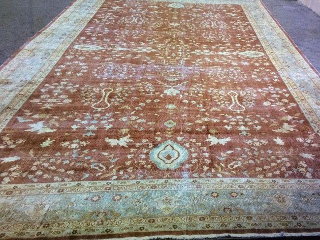 12x22 Antique Agra Rug 
