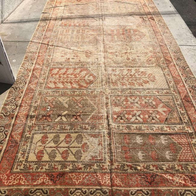 7x13 Antique Khotan Rug 