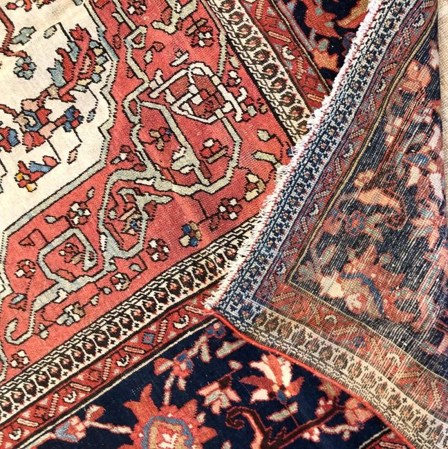9x12 Antique Melayer Rug 