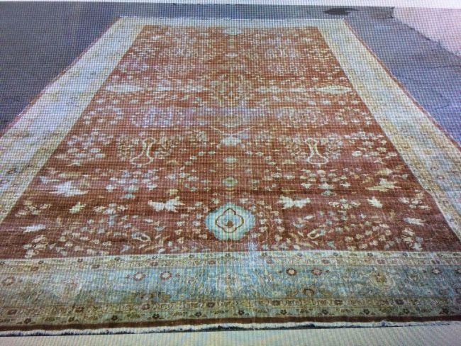 12x22 Antique Agra Rug 