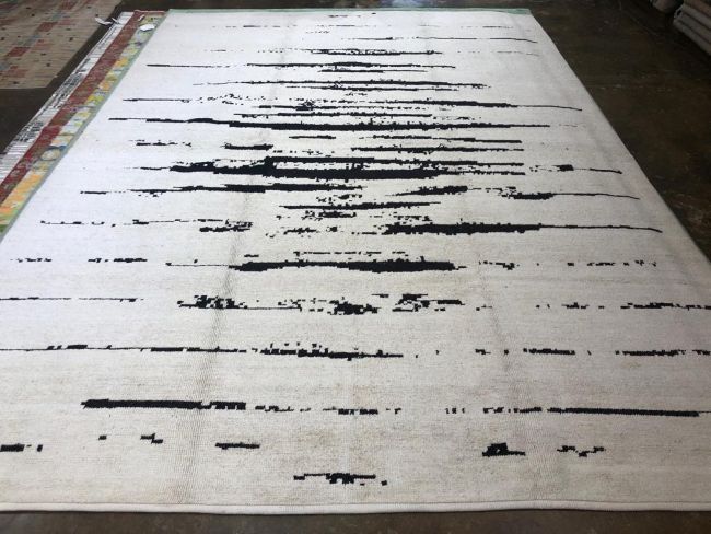 9x12 Handmade Modern Hemp Rug