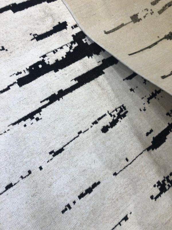 9x12 Handmade Modern Hemp Rug