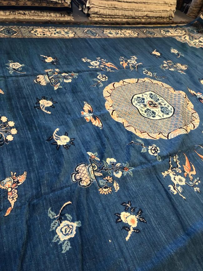 12x15 Antique Chinese Rug 