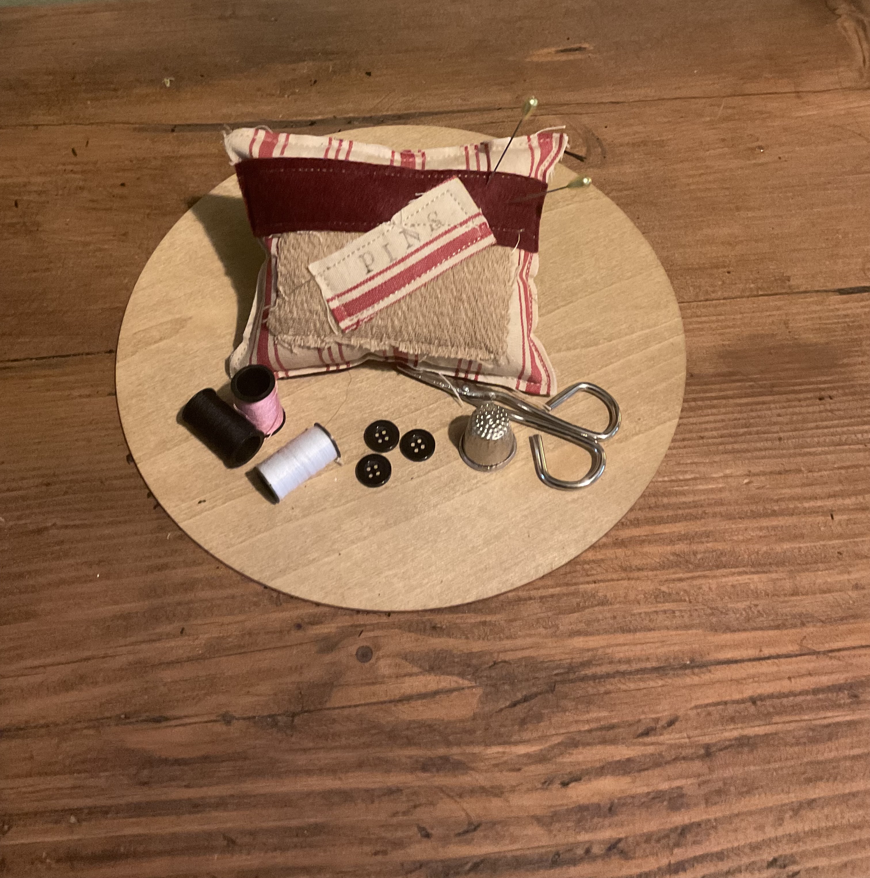 Primitive pin cushion