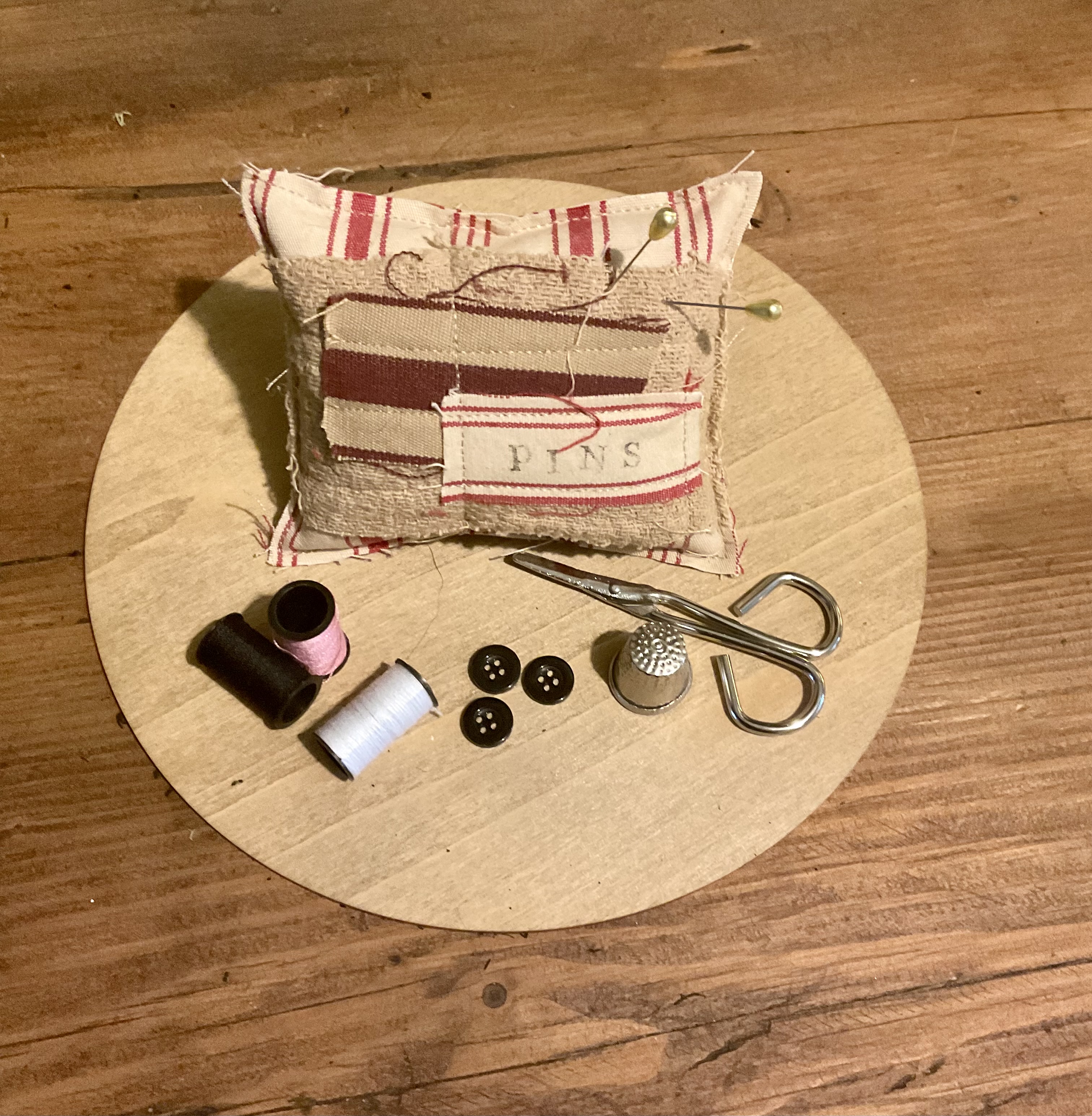 Primitive pin cushion