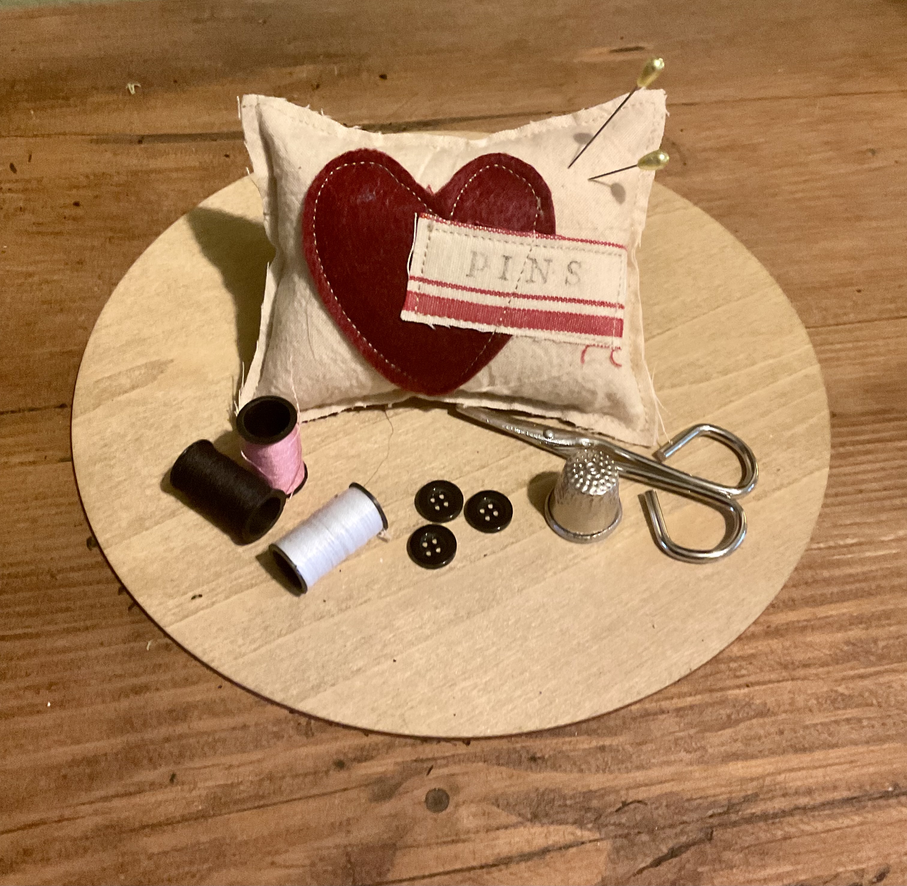 Primitive pin cushion 