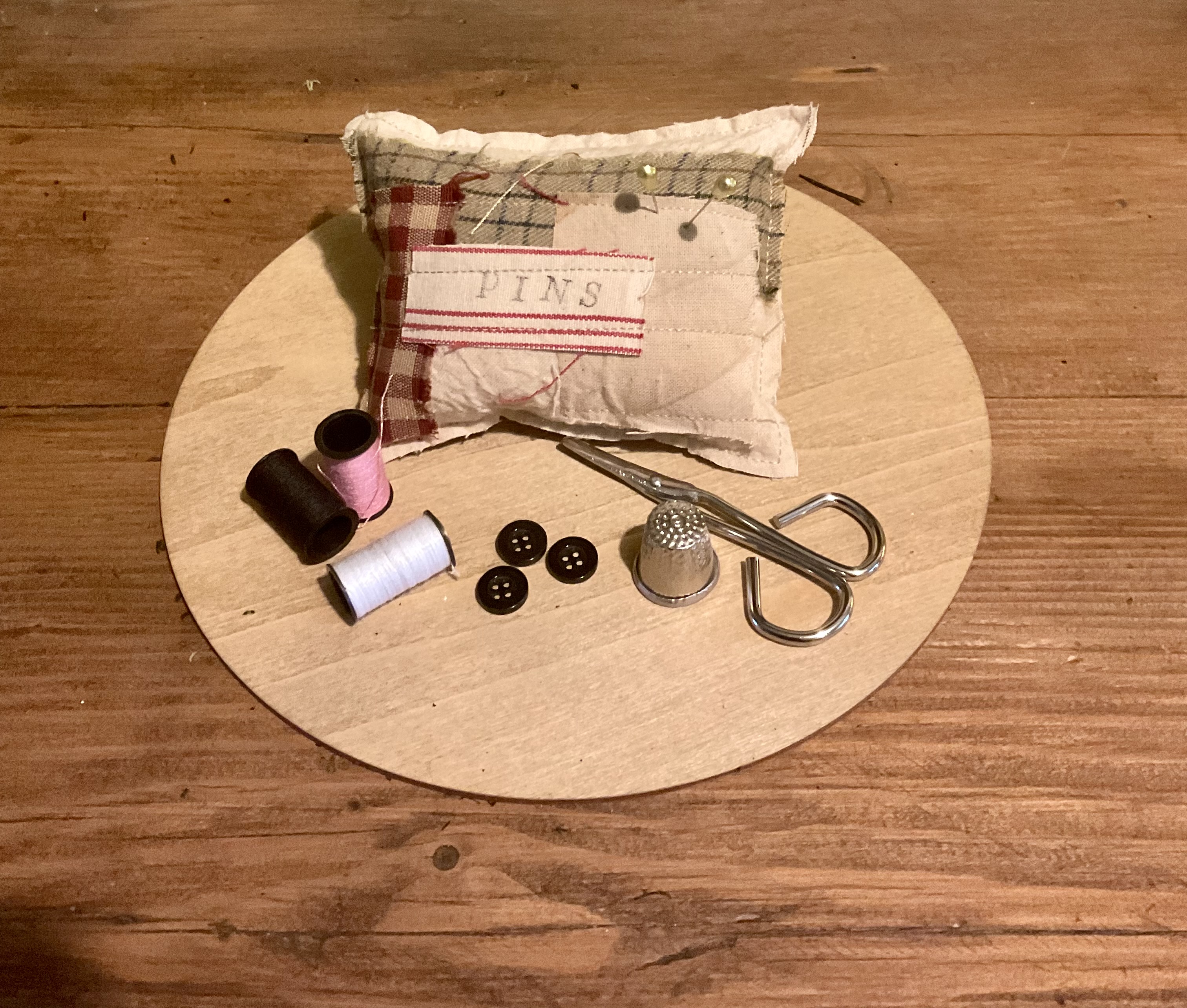 Primitive pin cushion