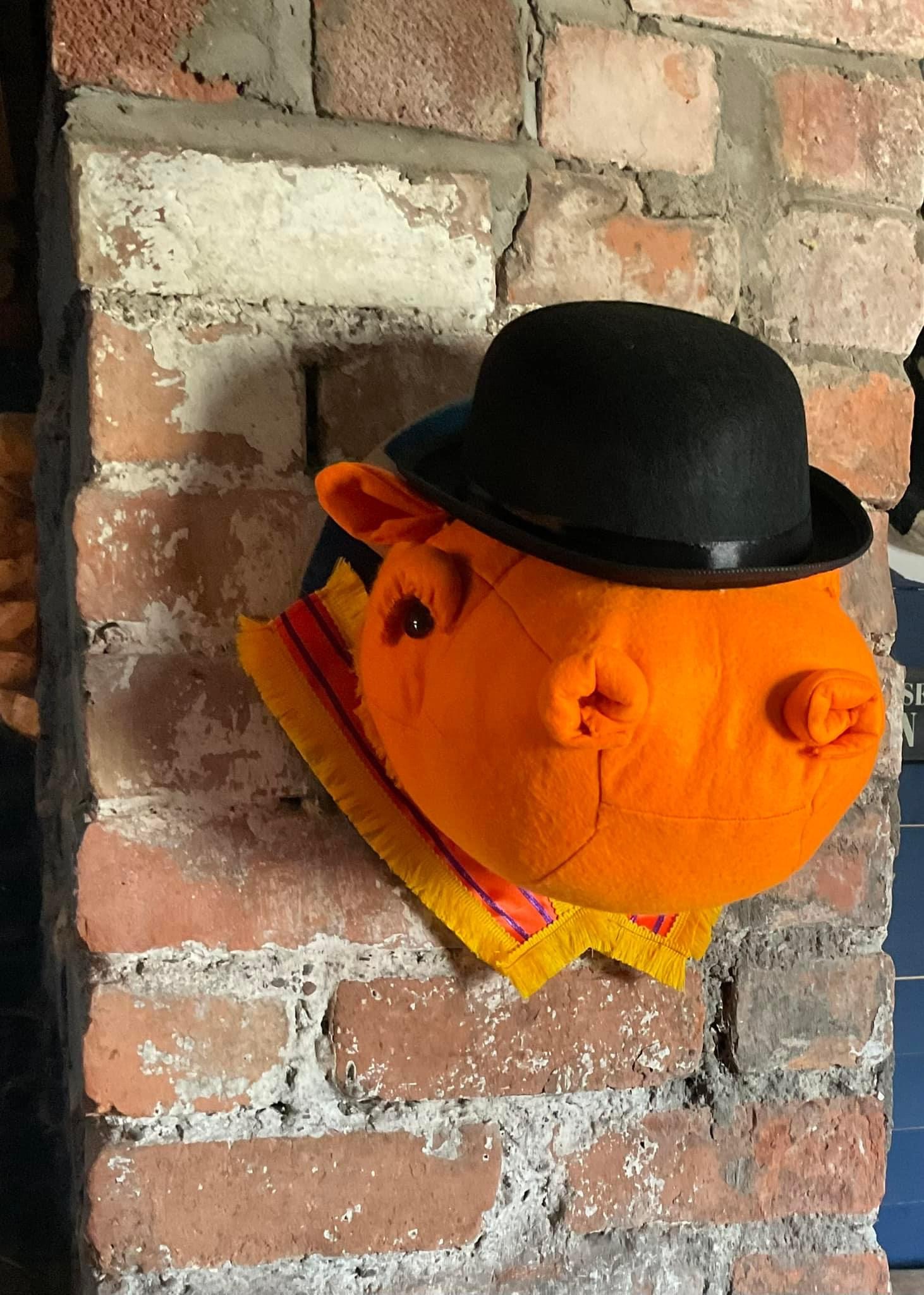 Faux taxidermy Hippo 