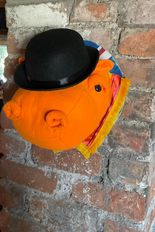 Faux taxidermy Hippo 
