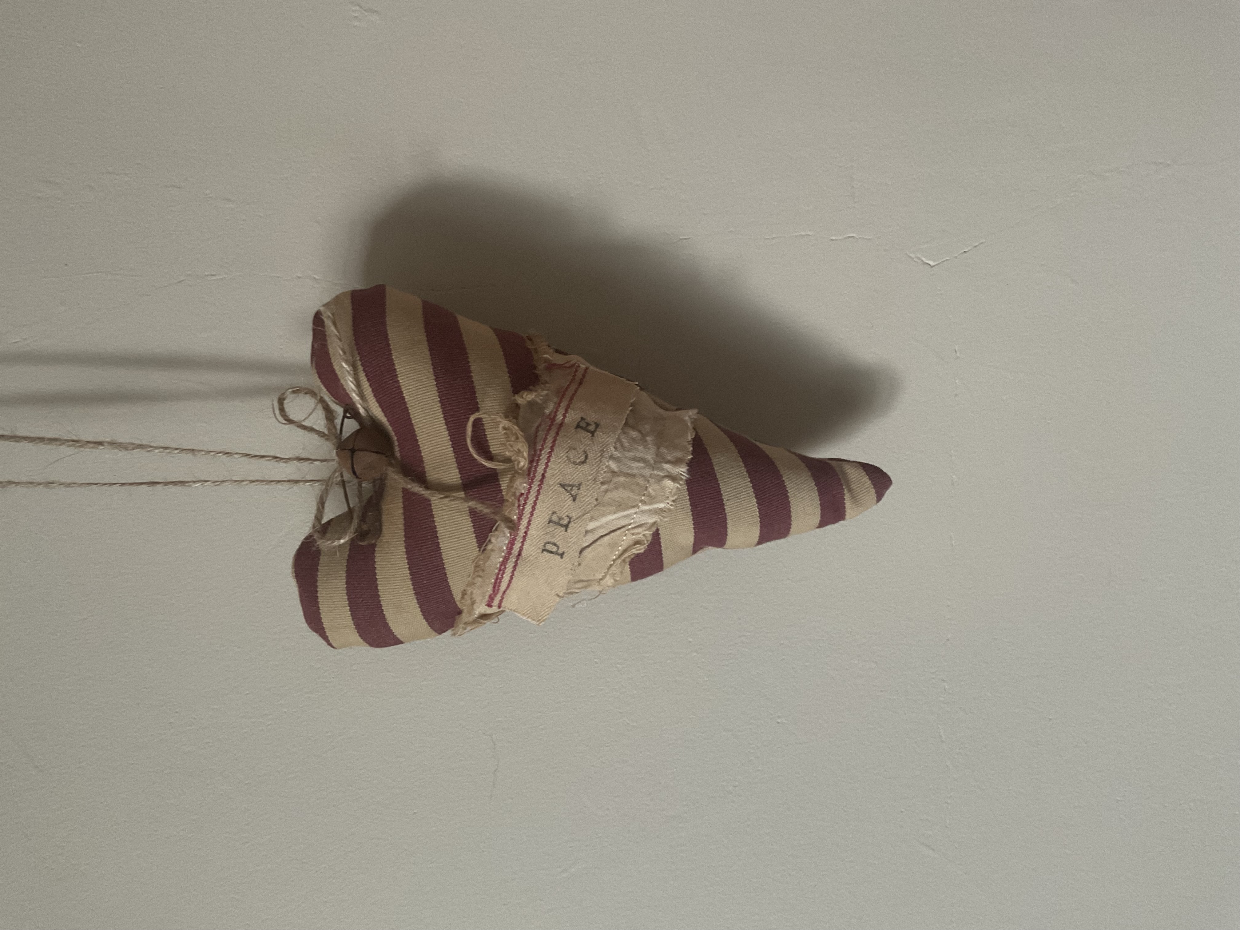 Striped Fabric Ornament