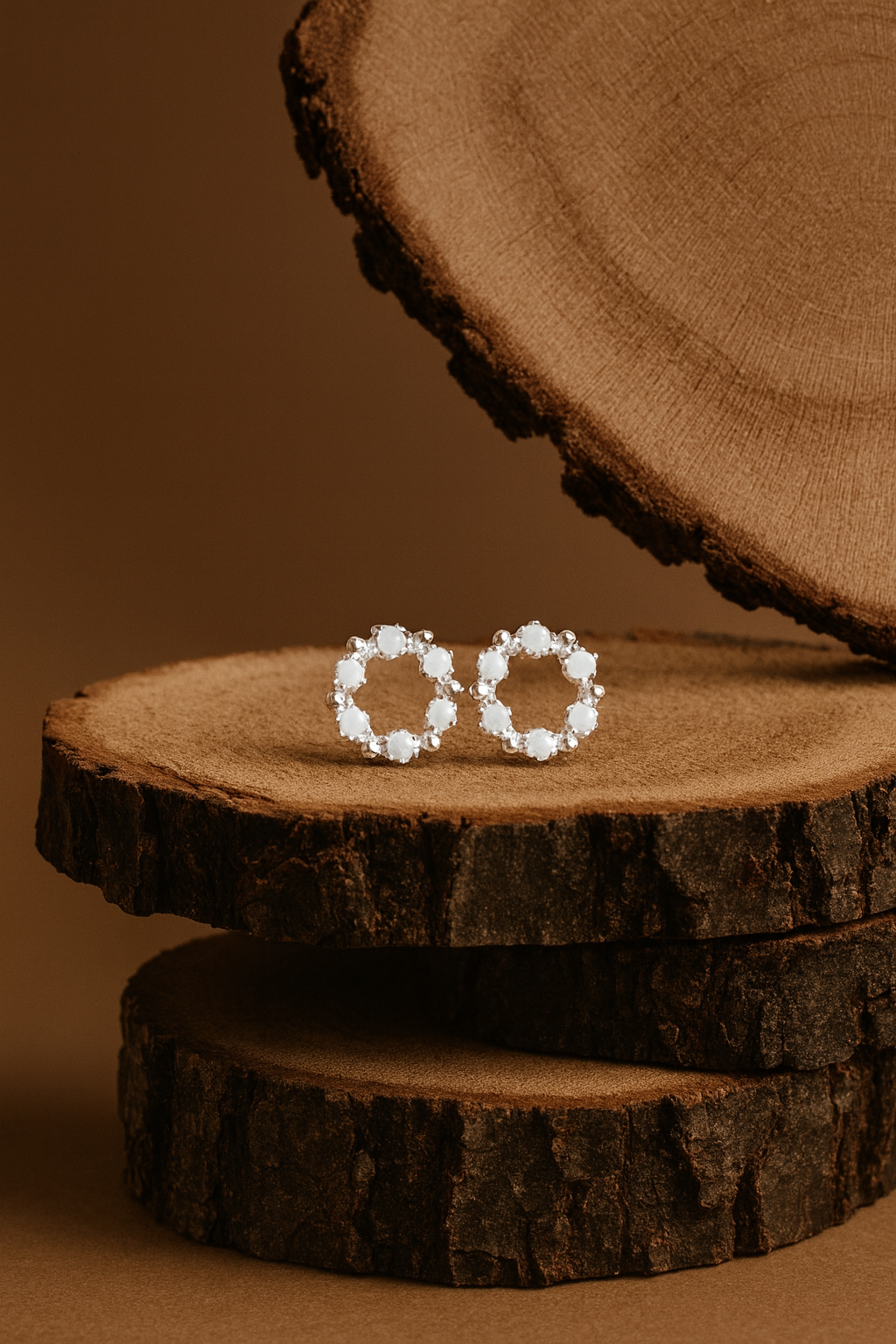 Auskarai "Gelių ratas"