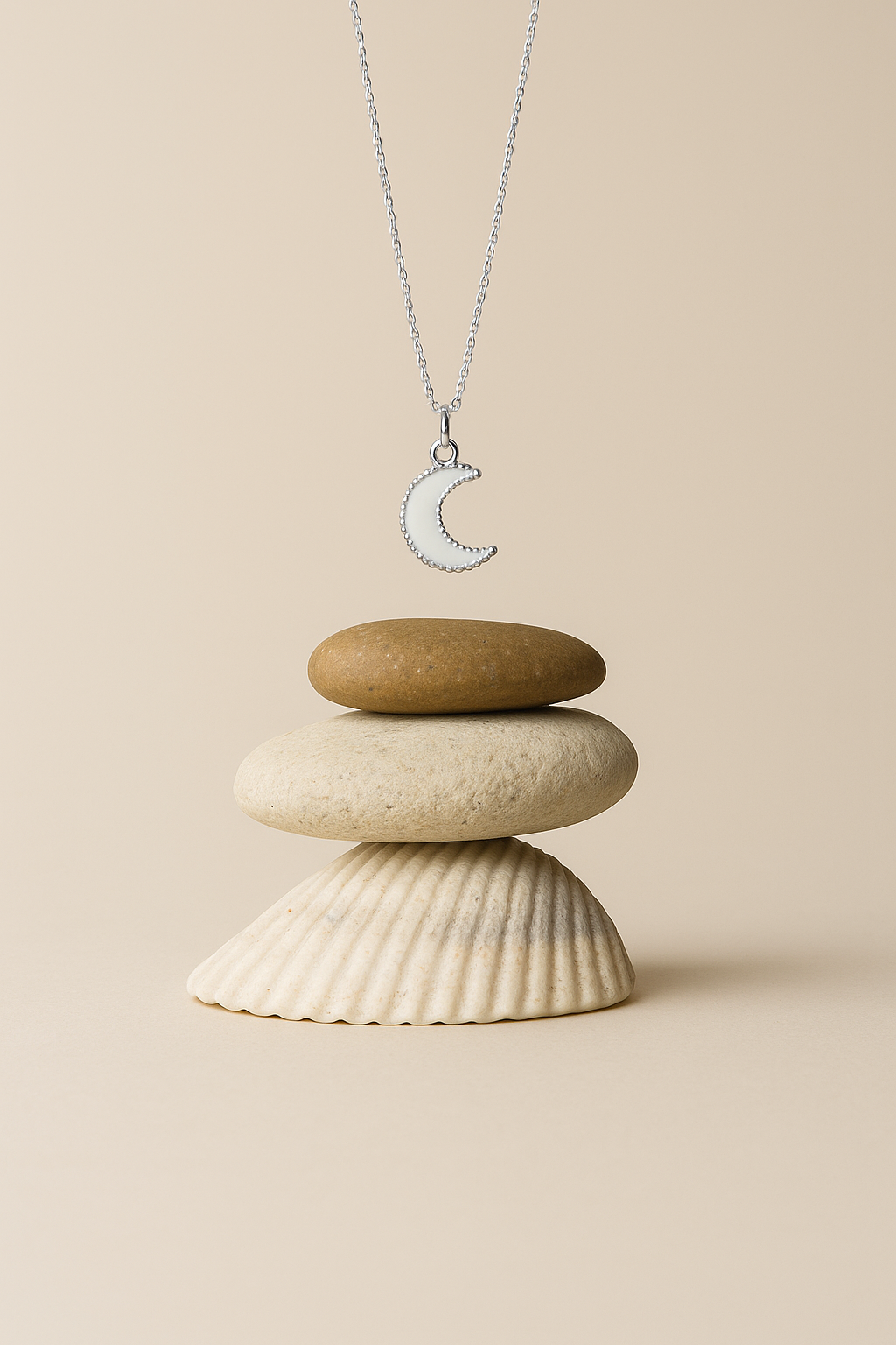 Sidabrinis pakabukas "Mėnulis"