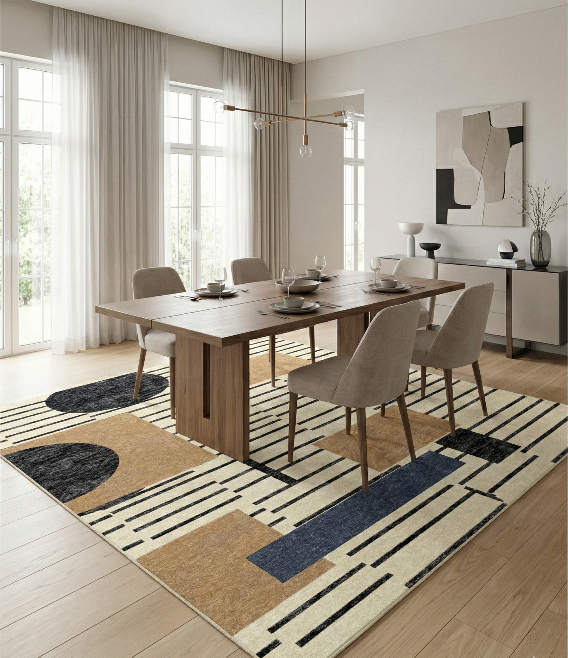 Metrograph Grid Cream