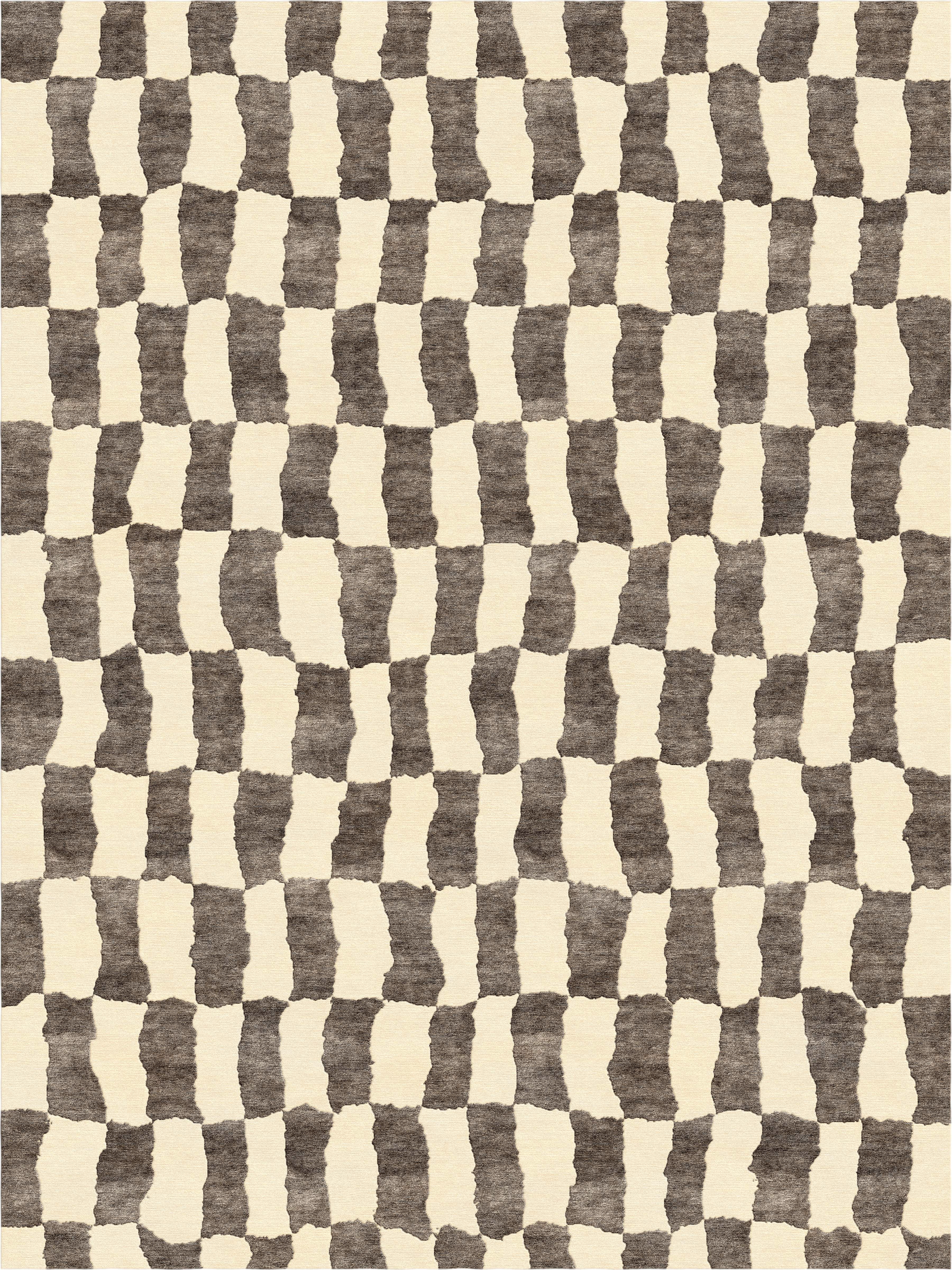 Shadow Check Ivory Choclate
