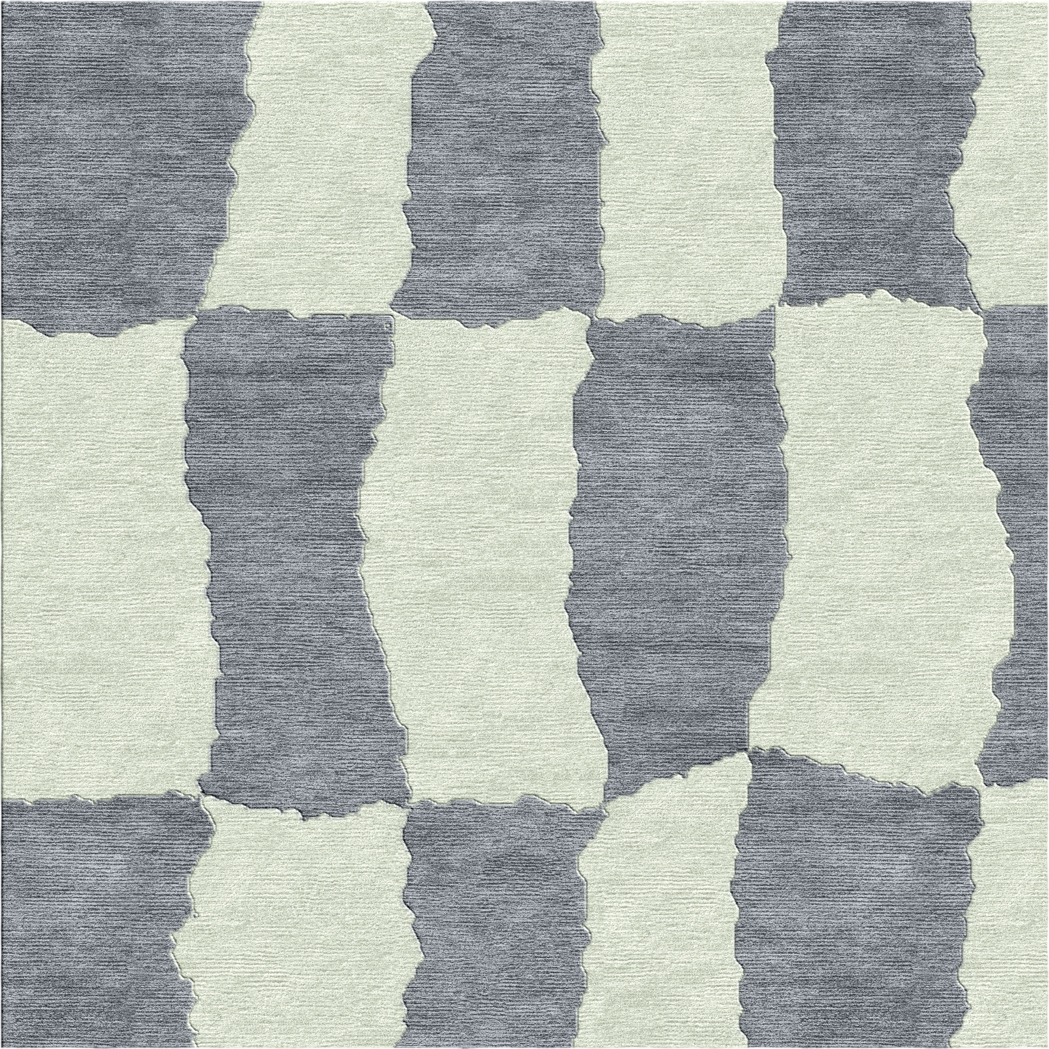 Shadow Check Ivory Grey