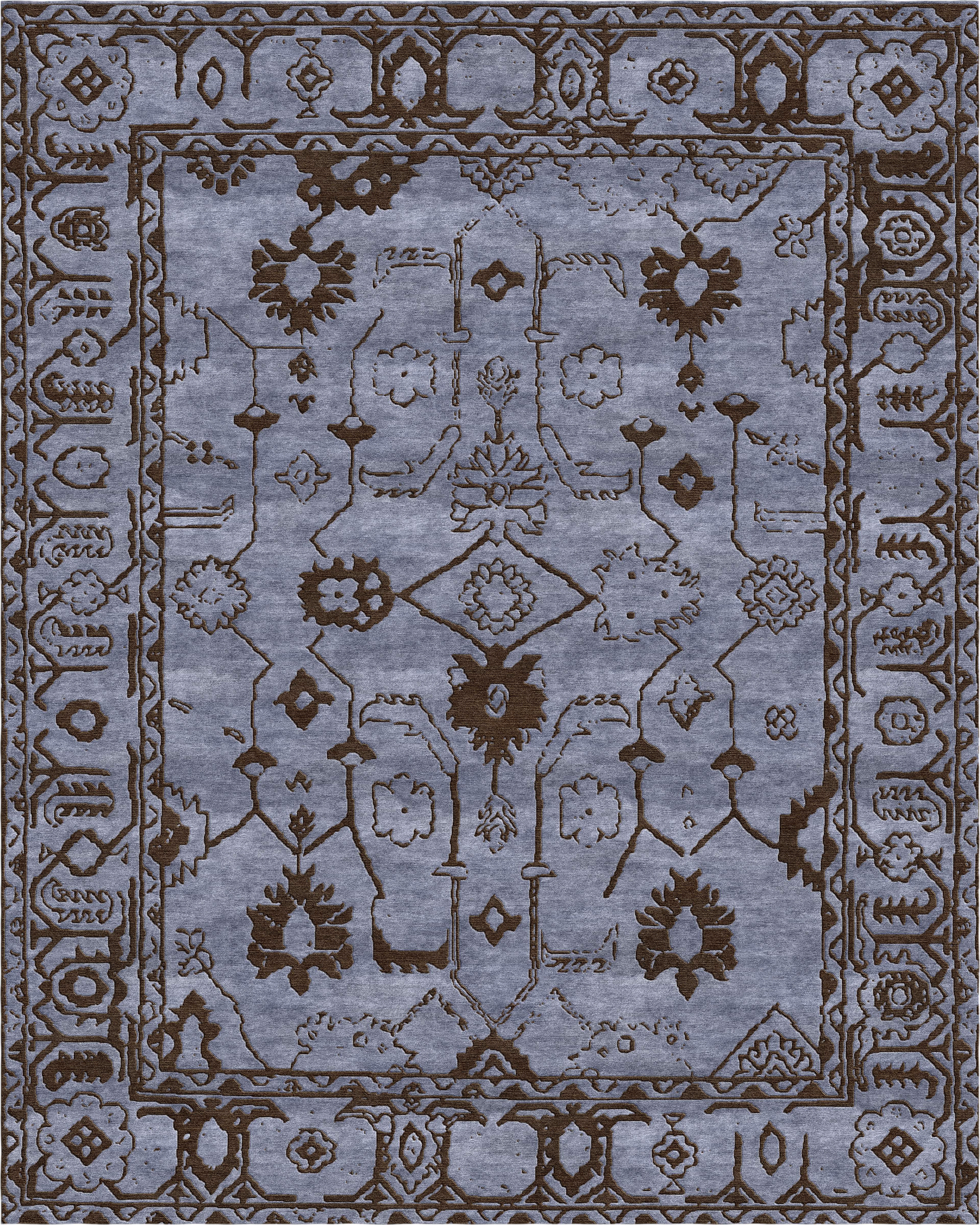 Zariah Medallion Rug Choco