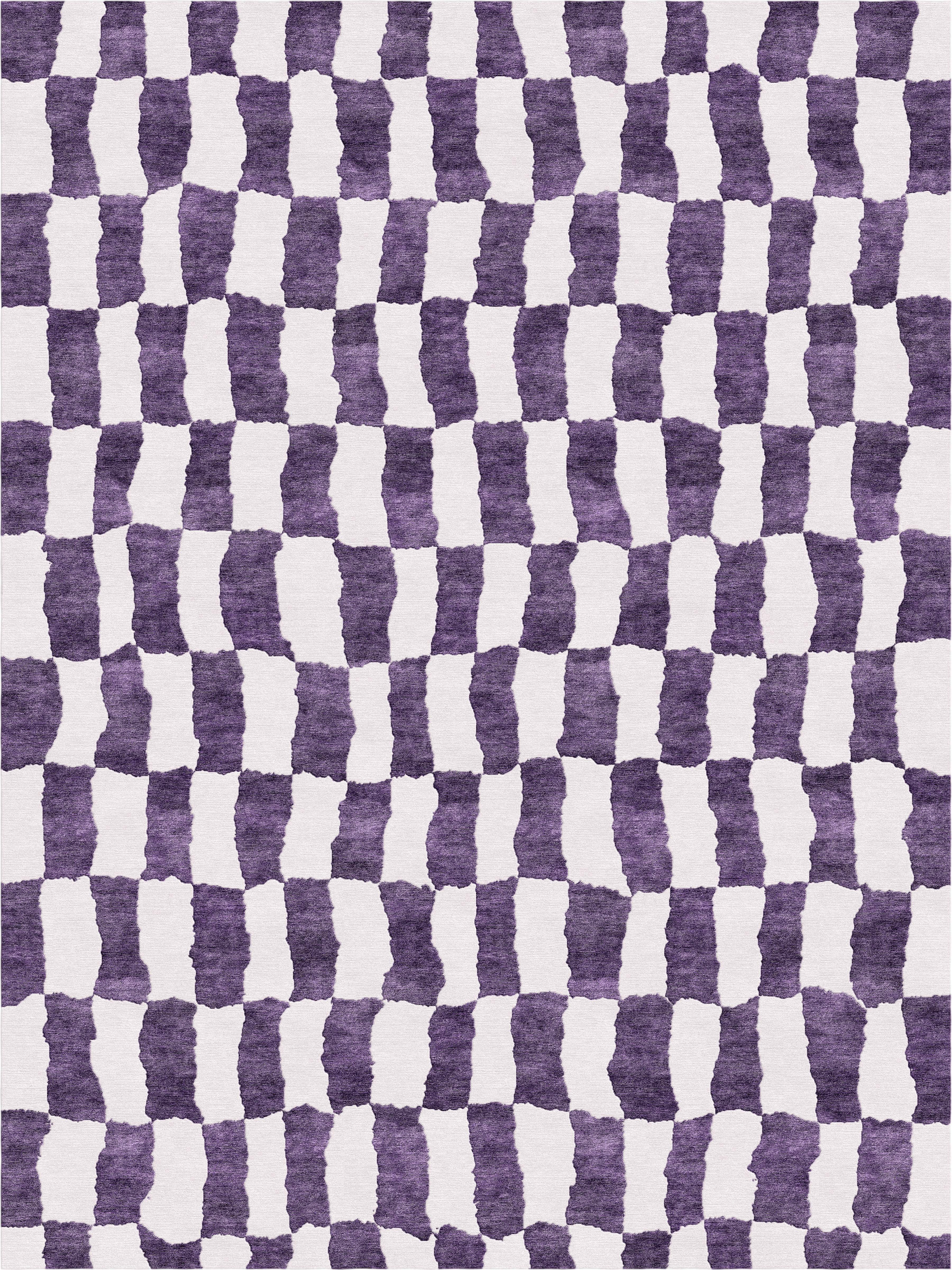 Shadow Check Ivory Purple