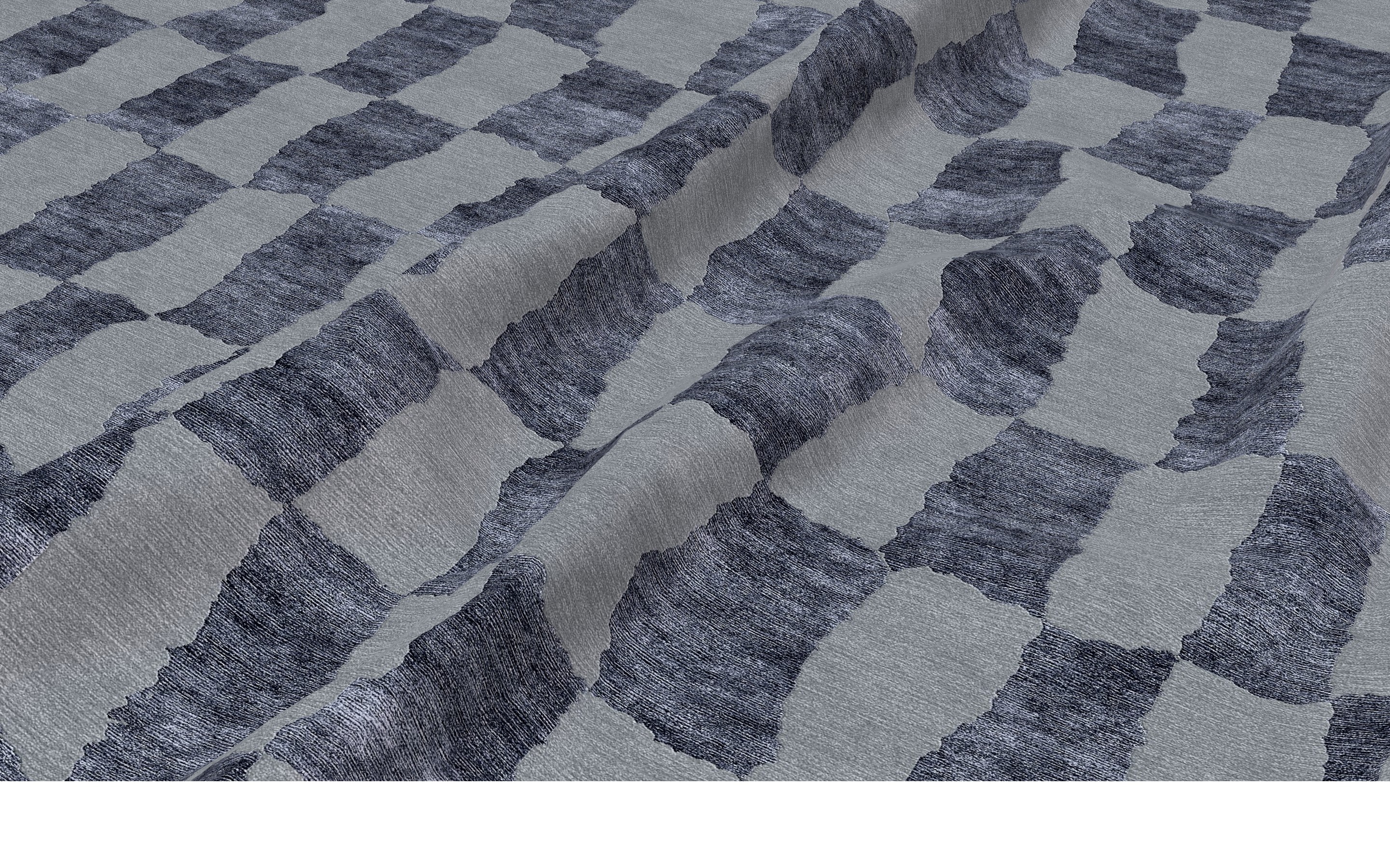 Shadow Check Bluish Grey