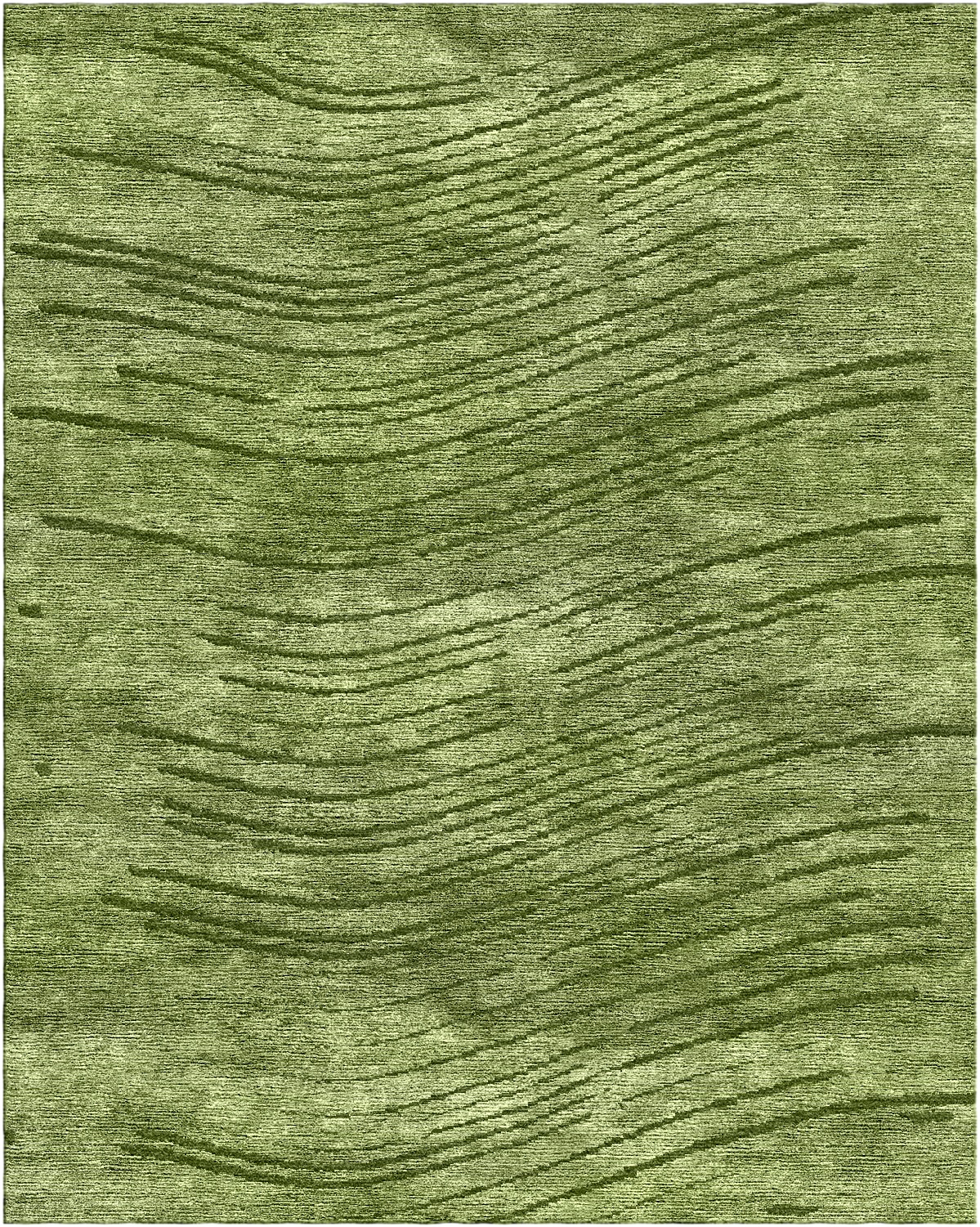 Sandwave Harmony Rug Green