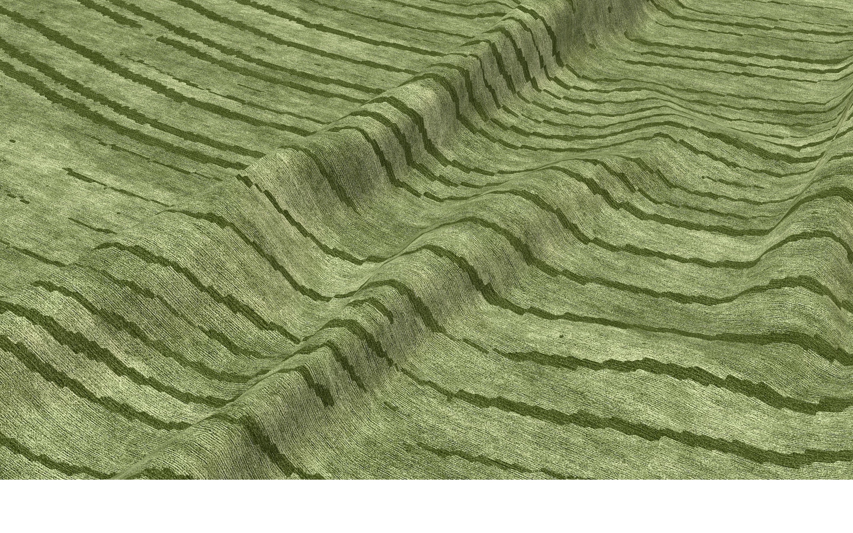 Sandwave Harmony Rug Green