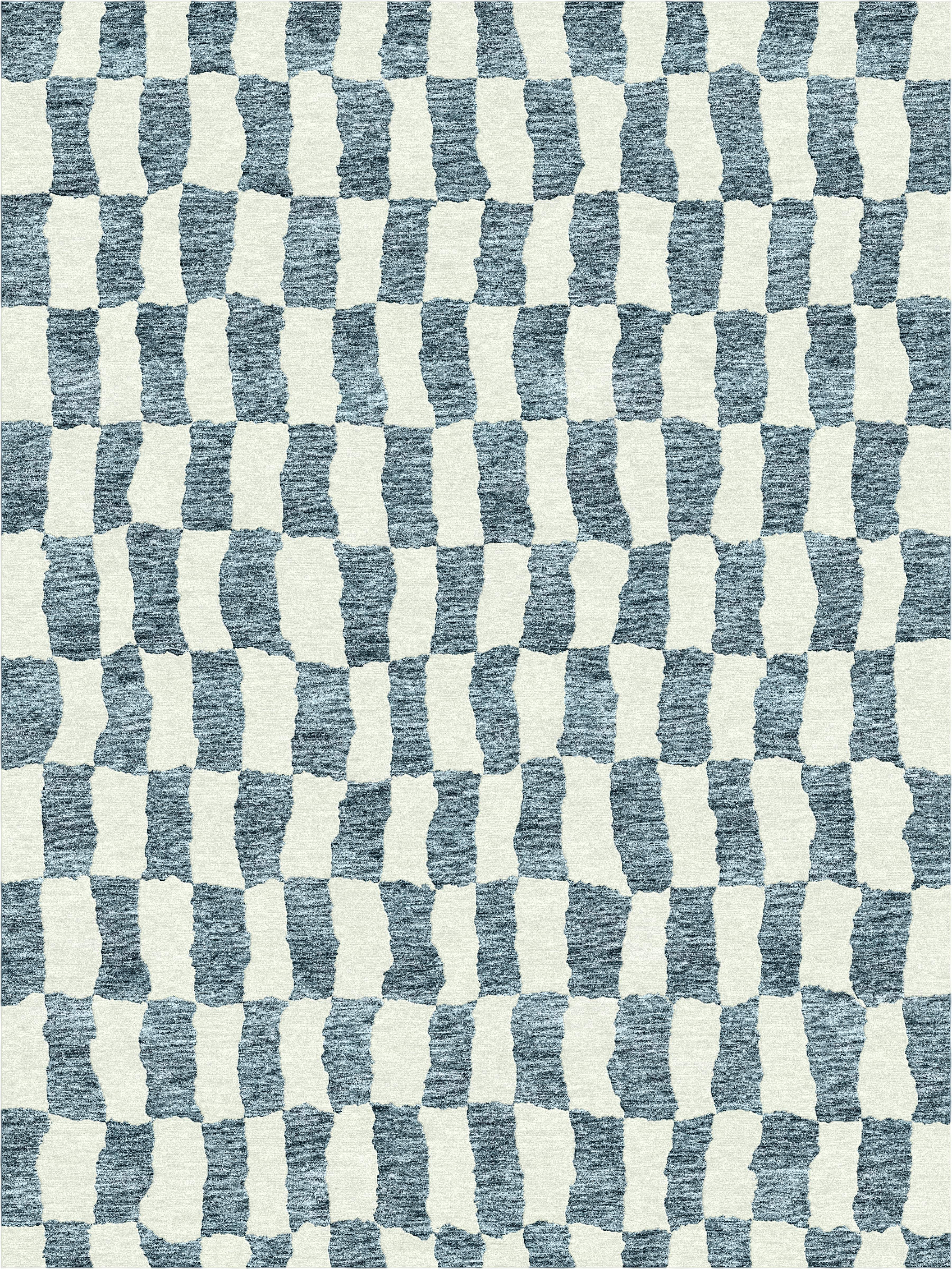 Shadow Check Ivory Blue