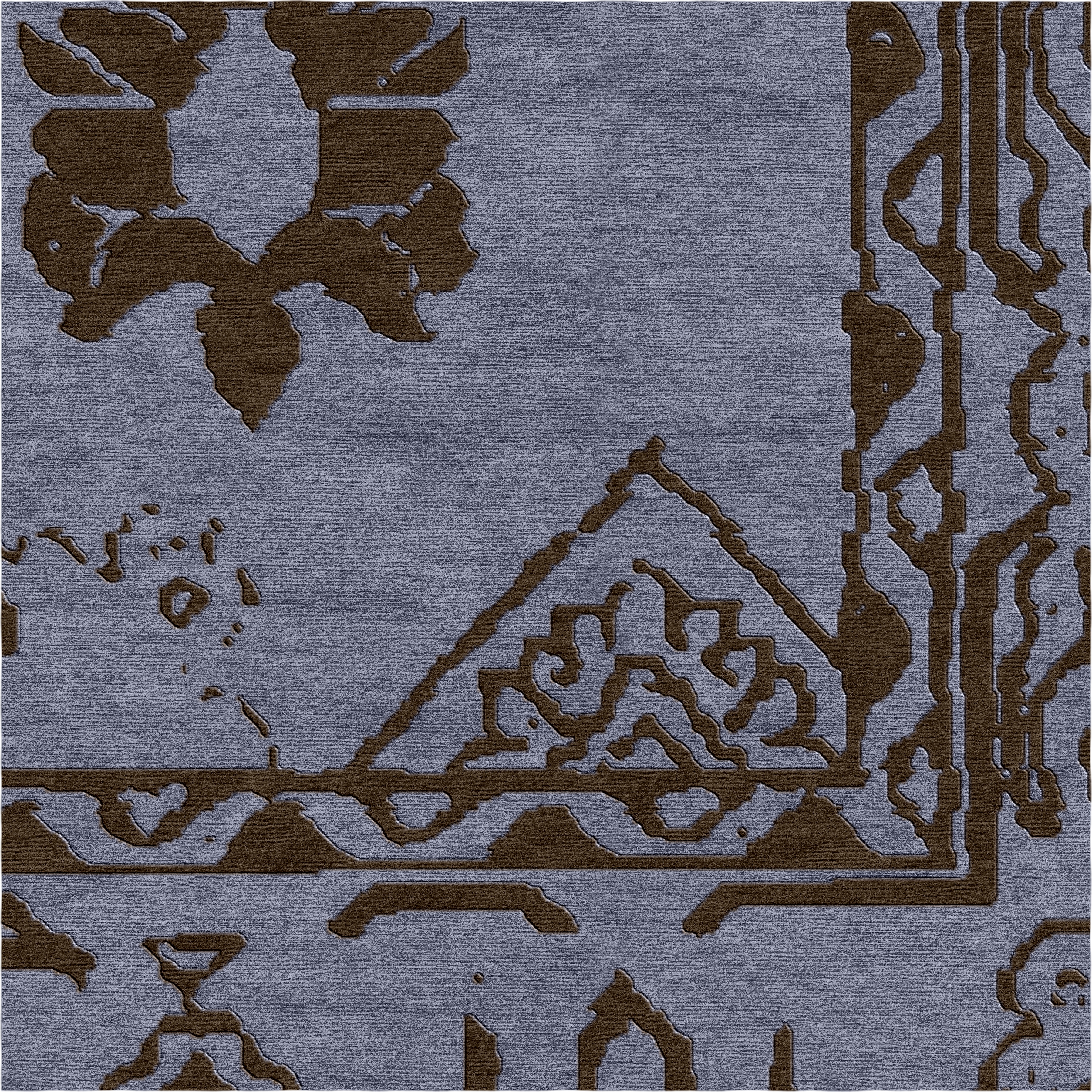 Zariah Medallion Rug Choco